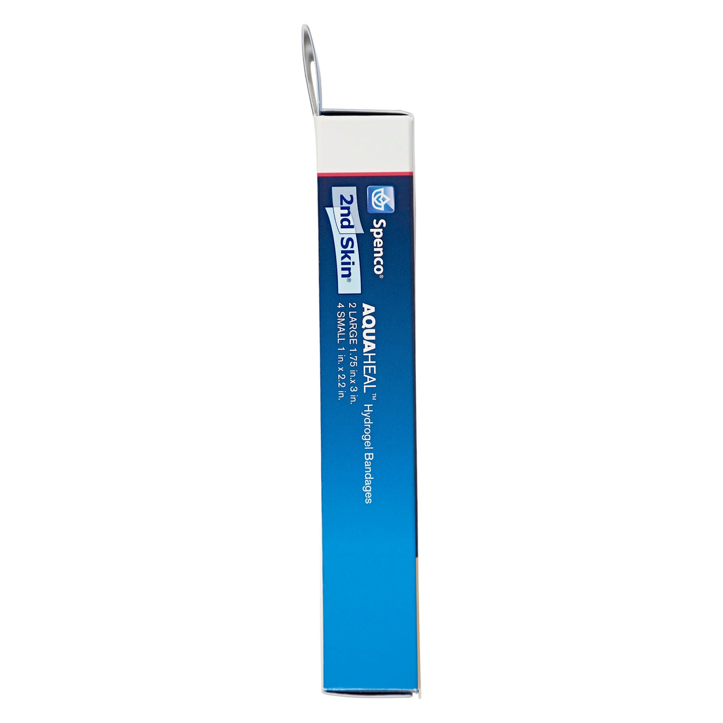 A box of Aquaflex interdental brushes attached to a keyring in a dental supply package.