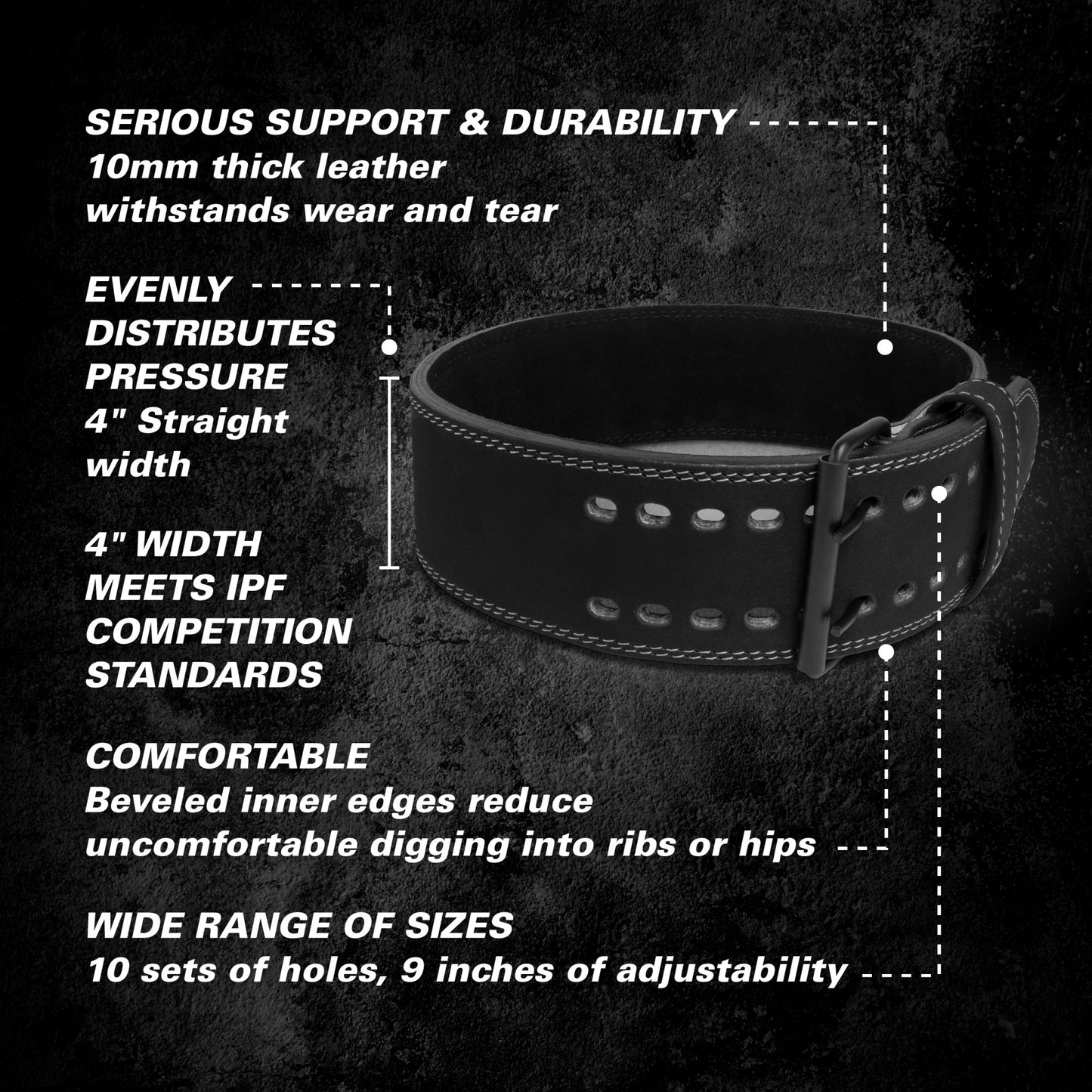 Powerlifting Belt 10MM