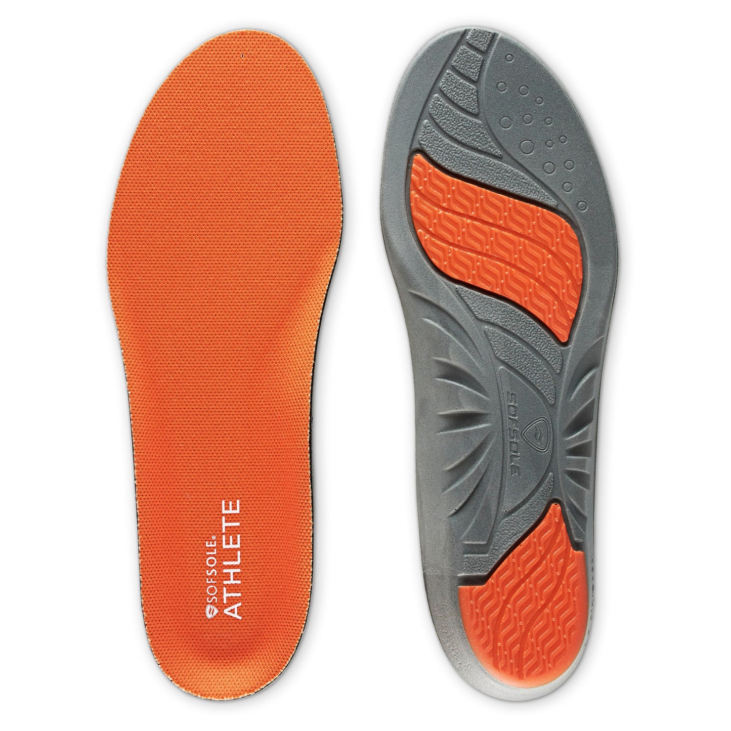 Insoles provide foot support on a white background.