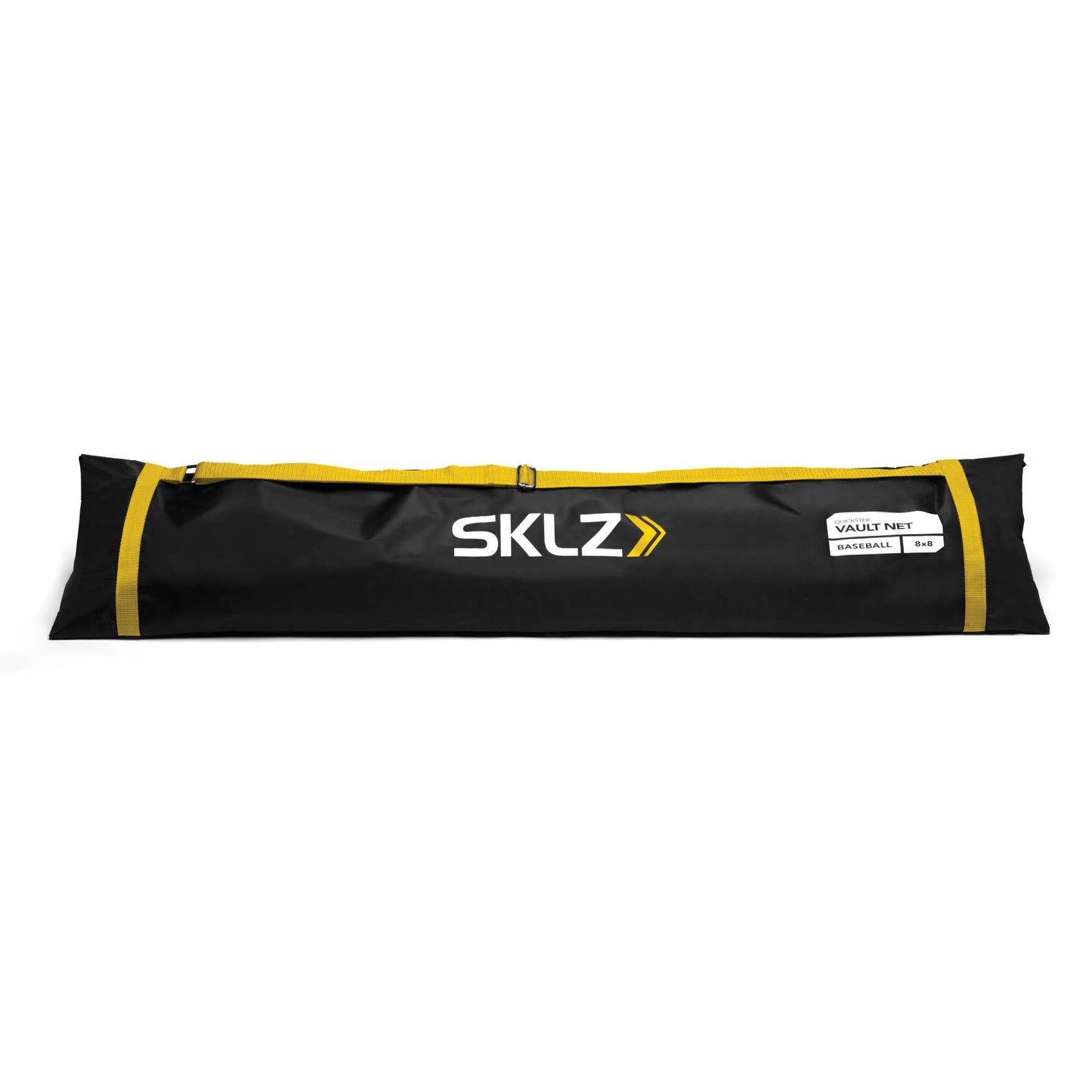 The bag is a long sports equipment storage case for a baseball bat on a white background.