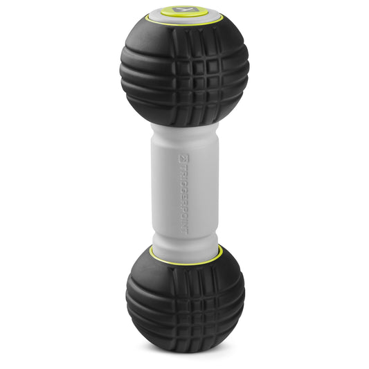 A hand grip exercise device being used in a gym environment.