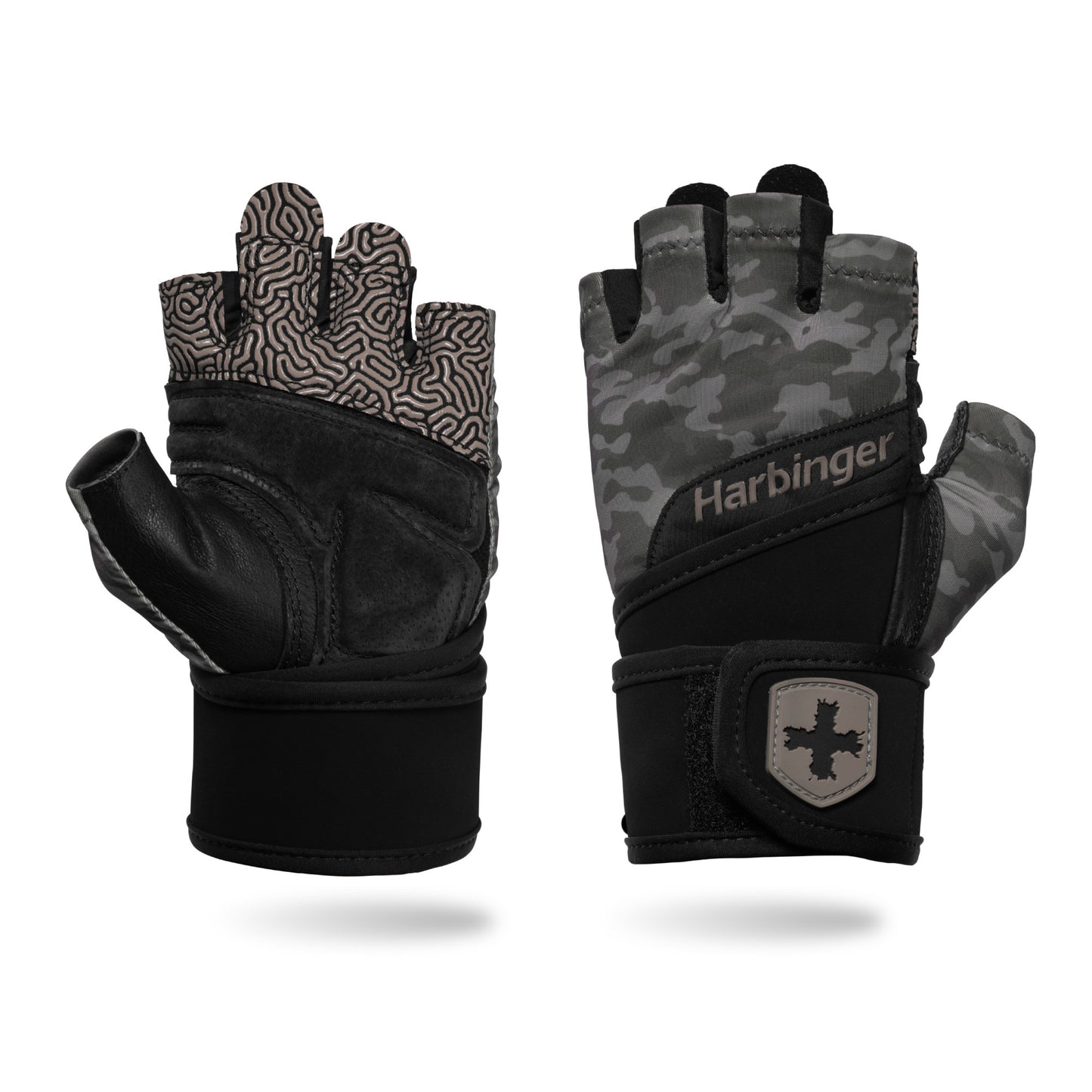 Gloves are displayed upright for outdoor use, isolated against a white background.