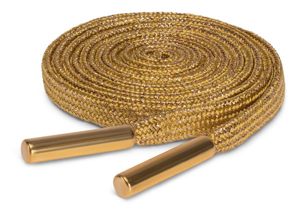 Premium Metallic Flat Laces