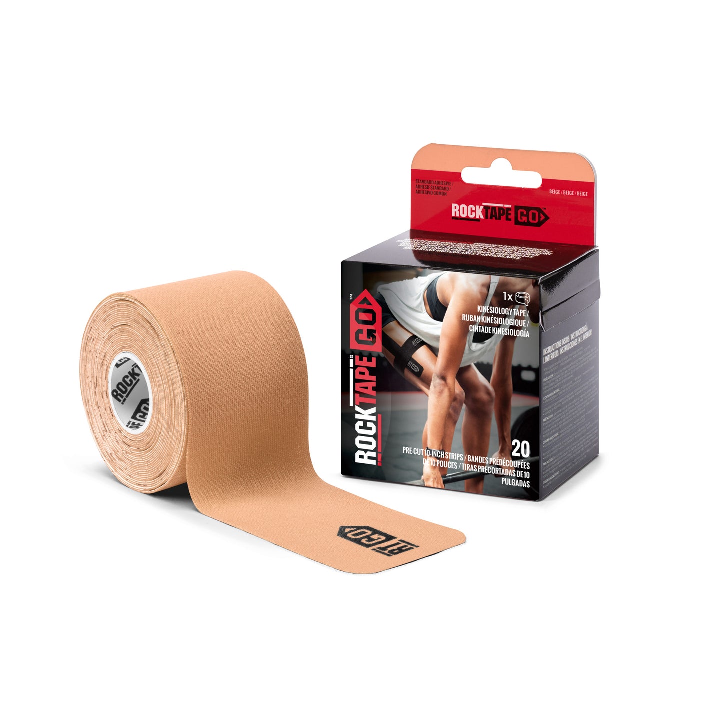 The roll of athletic tape is used for support and taping injuries in sports environments.