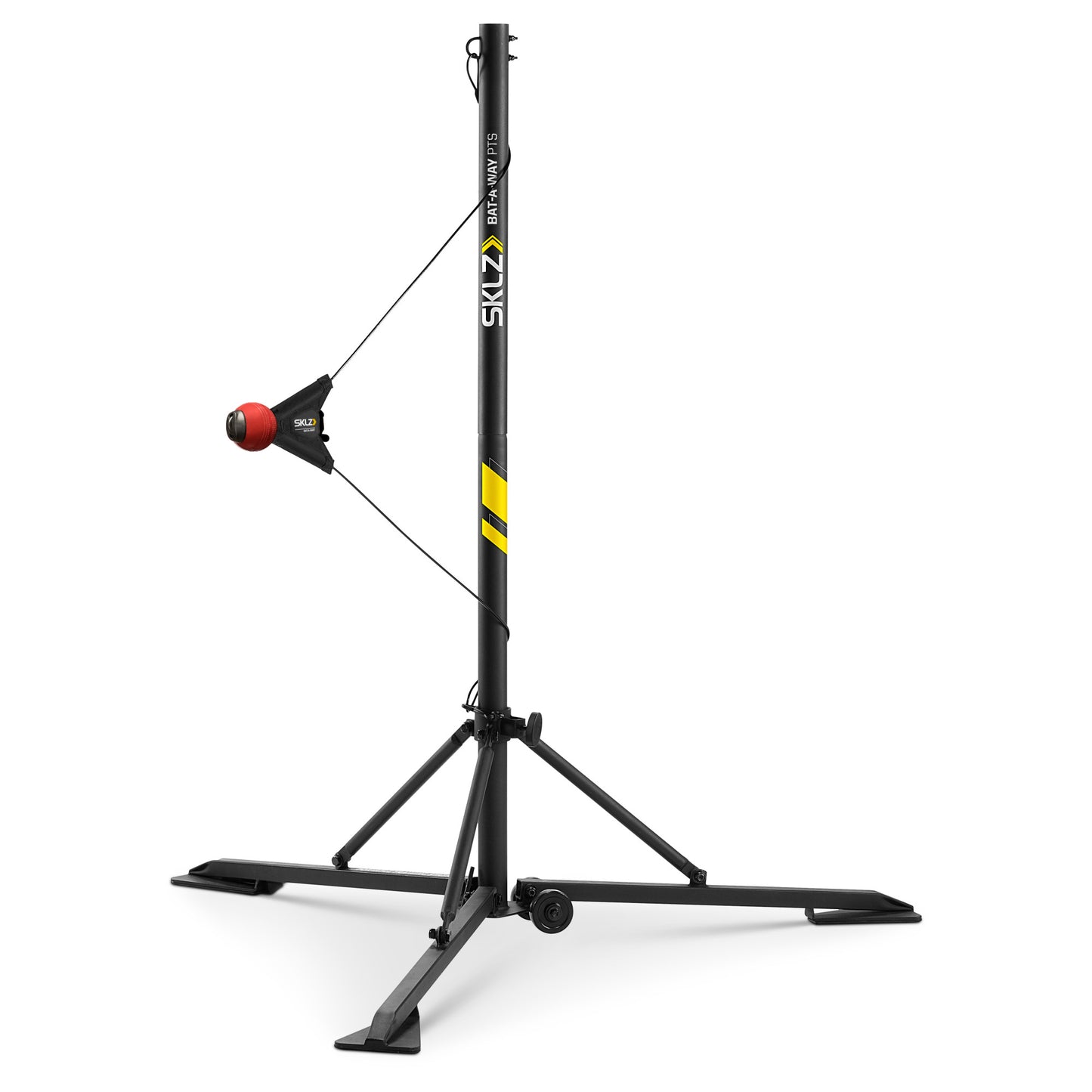 Front view of the SKLZ Cricket Bat-a-Way PTS swing trainer on a white background