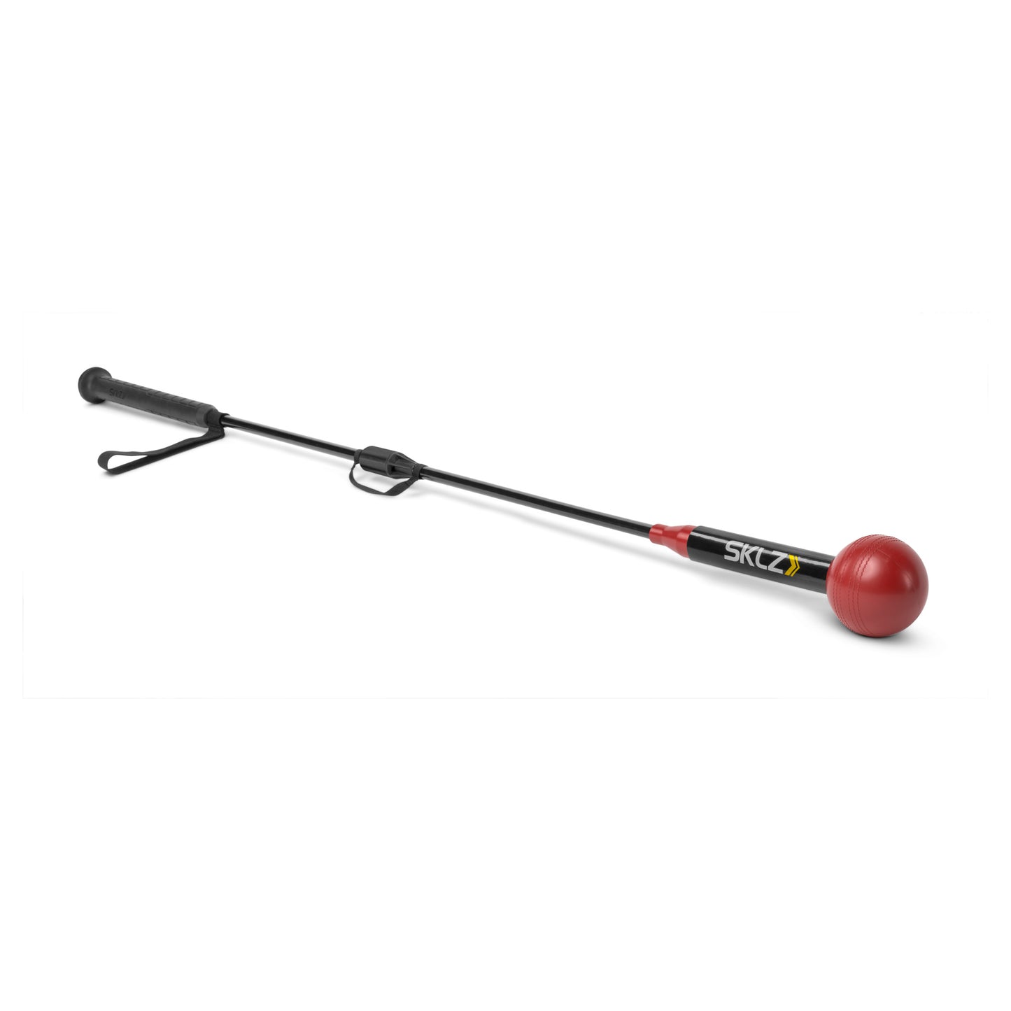 Full view of SKLZ Cricket Bat Trainer on a white background