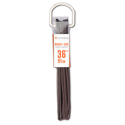 Lace is held by a plastic hook in retail packaging for storage or display.