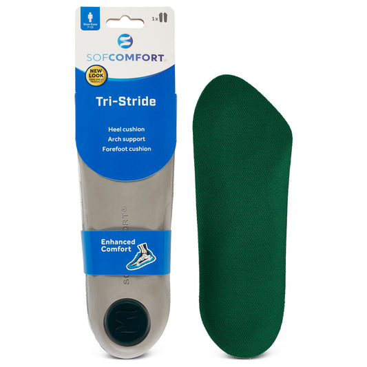 Tri-Stride Insole, Men's 7-13, 3/4 Length