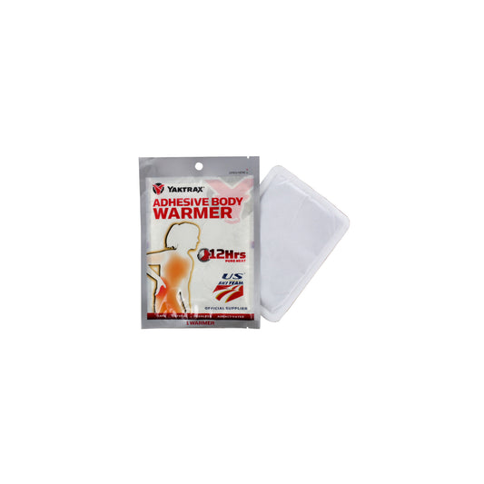 Heats an adhesive body warmer in its packaging with a disposable cover in a retail setting.