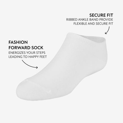 Youth Fashion No-show 6pk