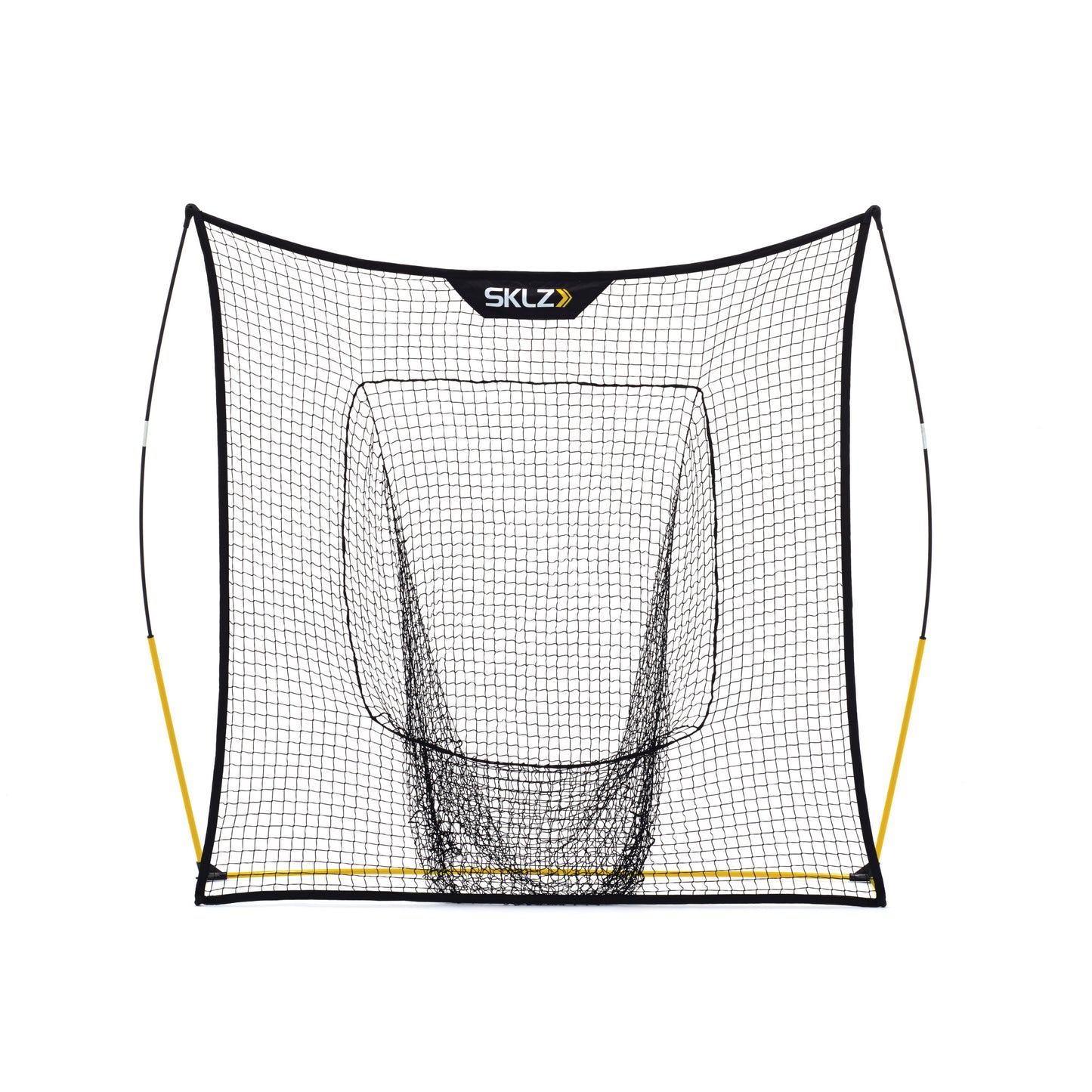 The fishing net is displayed isolated on a white background