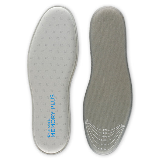Orthopedic insoles provide arch support inside shoes in neutral environment