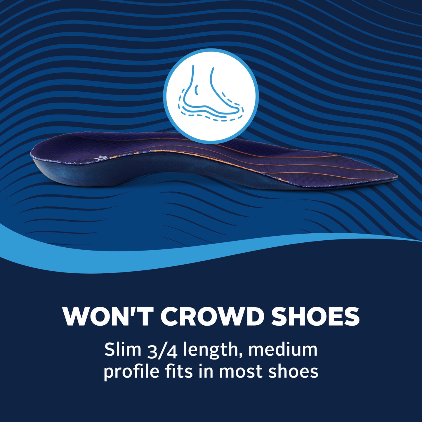 Plantar Fasciitis Orthotic 3/4 Insole