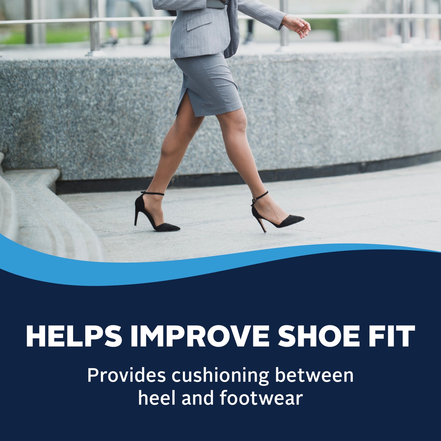Fashion Heel Liners Womens One Size  3Pk