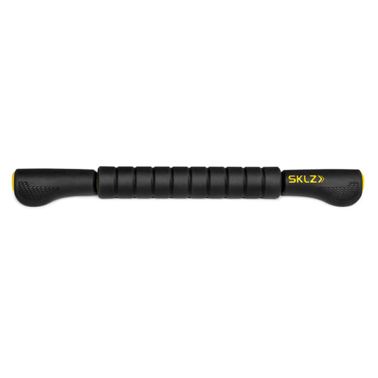 A black and yellow grip features a textured handle for enhanced resistance training indoors