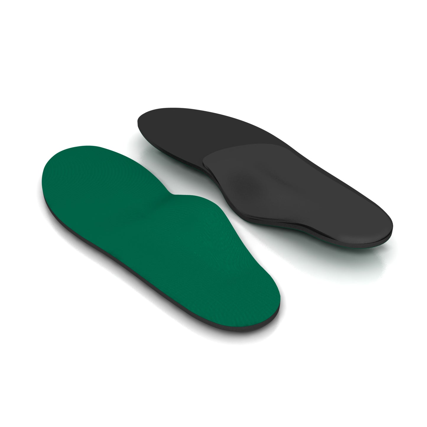 Gel insoles provide comfort for shoes in a neutral environment.