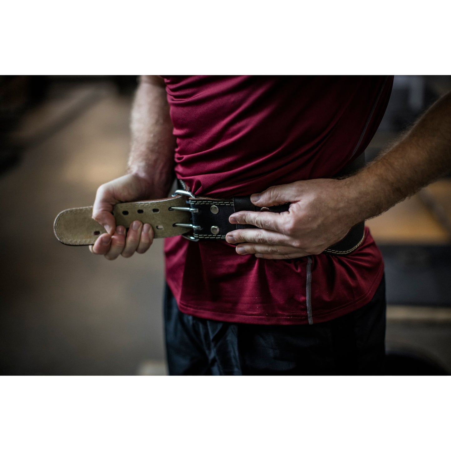 4" Padded Leather Belt