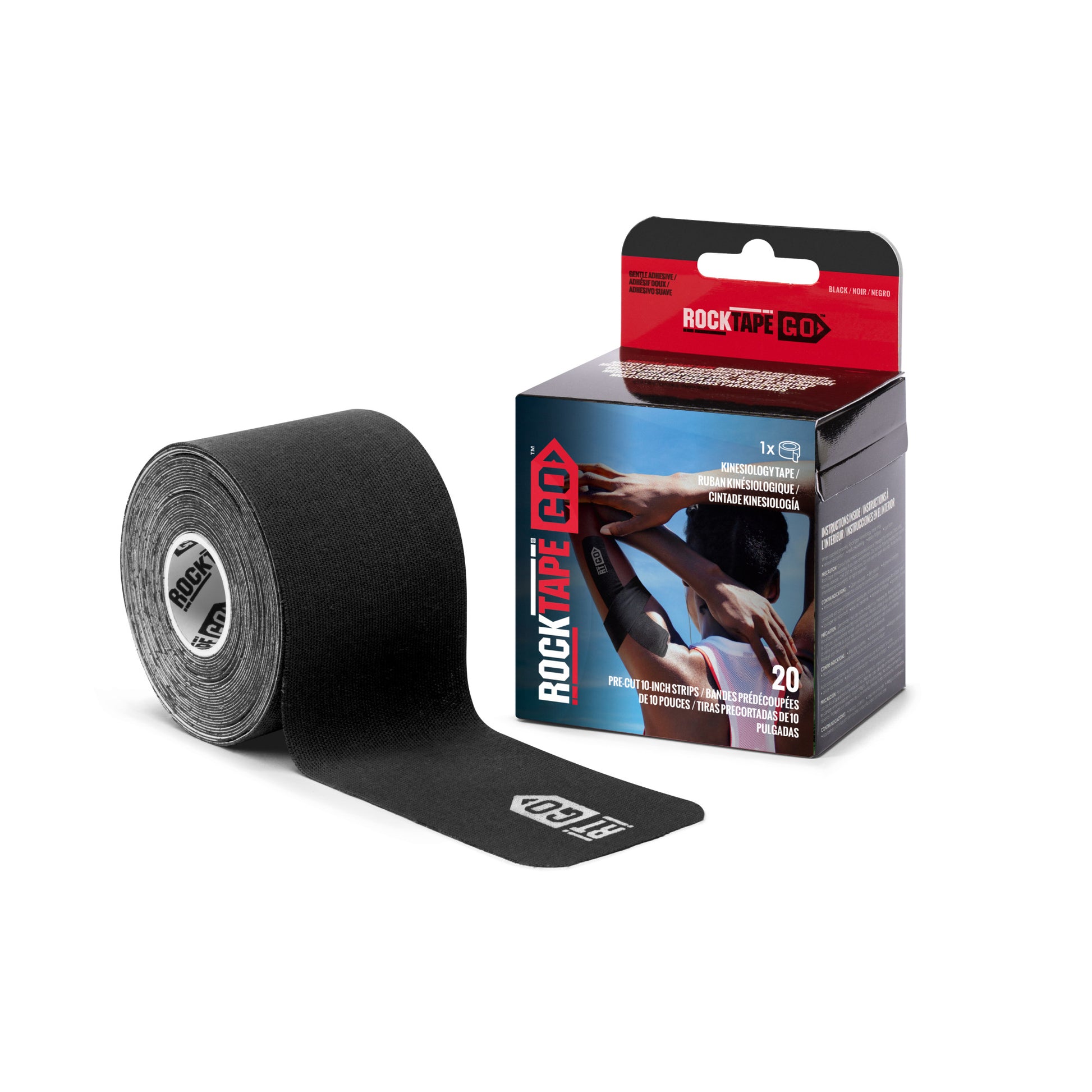 Kinesiologist tape adheres to skin for muscle support in athletic and therapeutic contexts