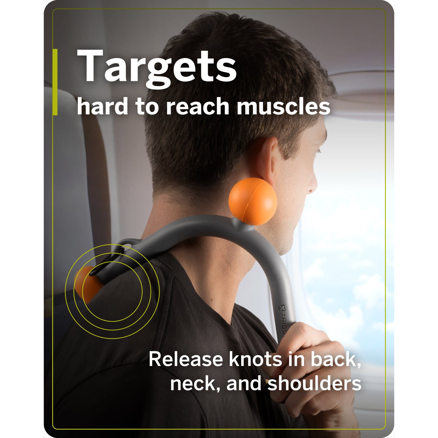 Targeted muscles are difficult to reach during neck and shoulder release exercises.