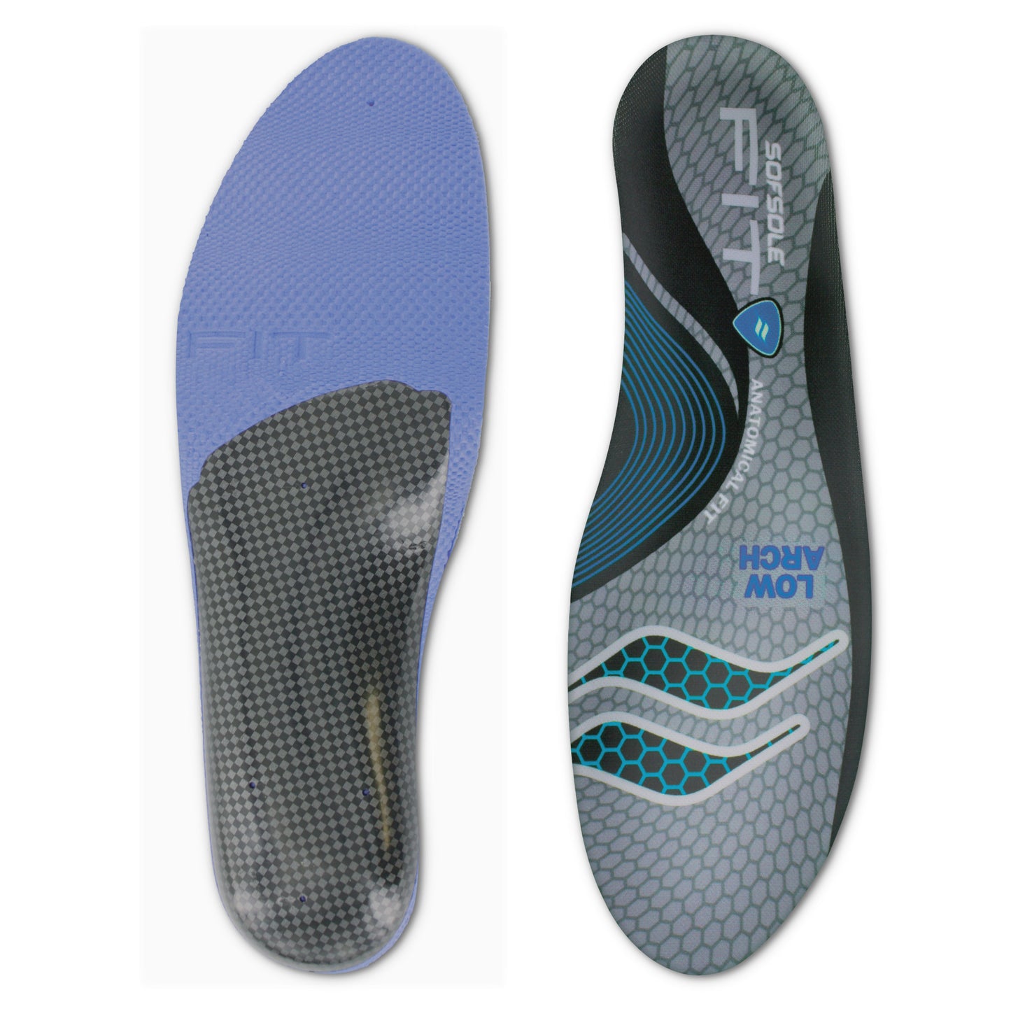 Orthopedic insoles support feet inside a shoe insole storage box