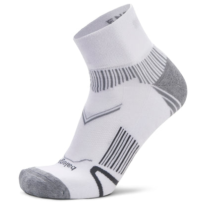 Sock with barcode pattern in a plain environment.