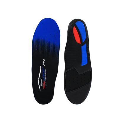 Orthopedic insoles are displayed with the top and bottom views on a plain white background.