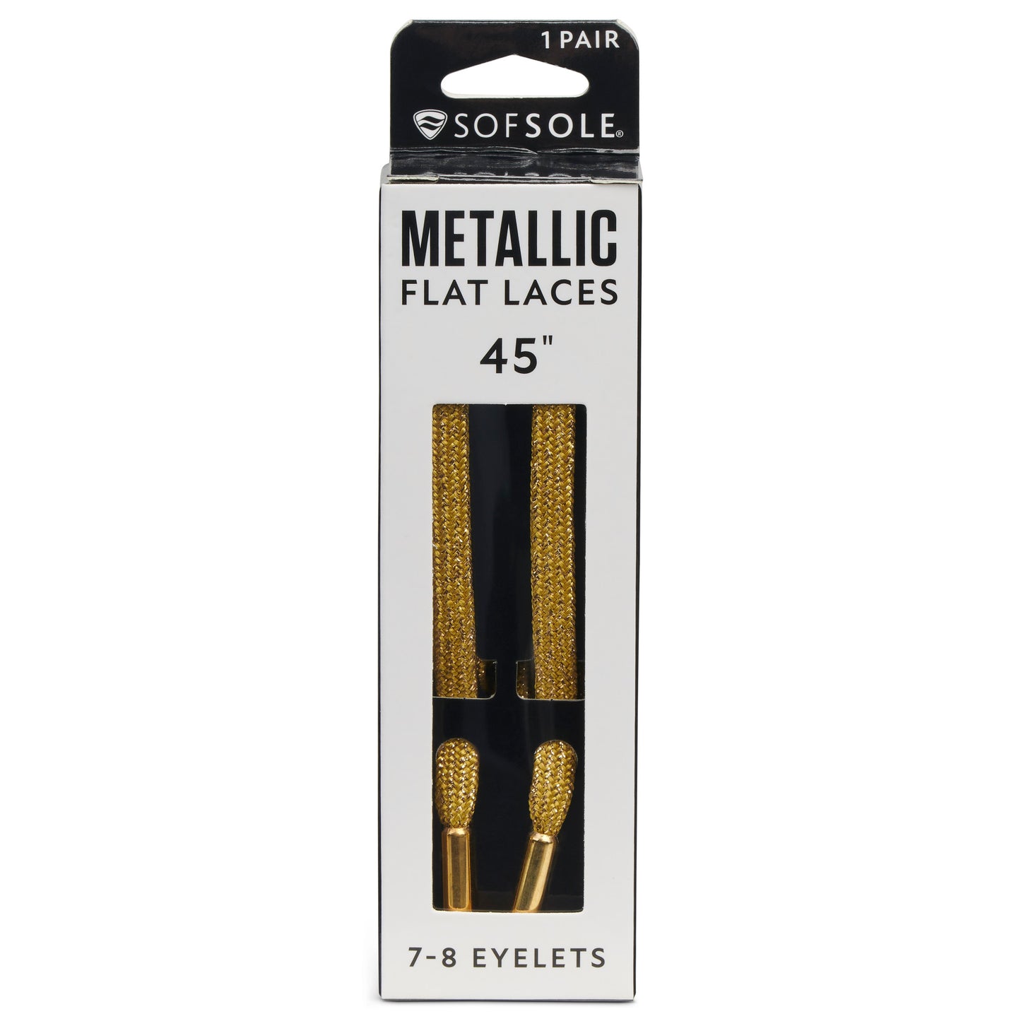 Premium Metallic Flat Laces