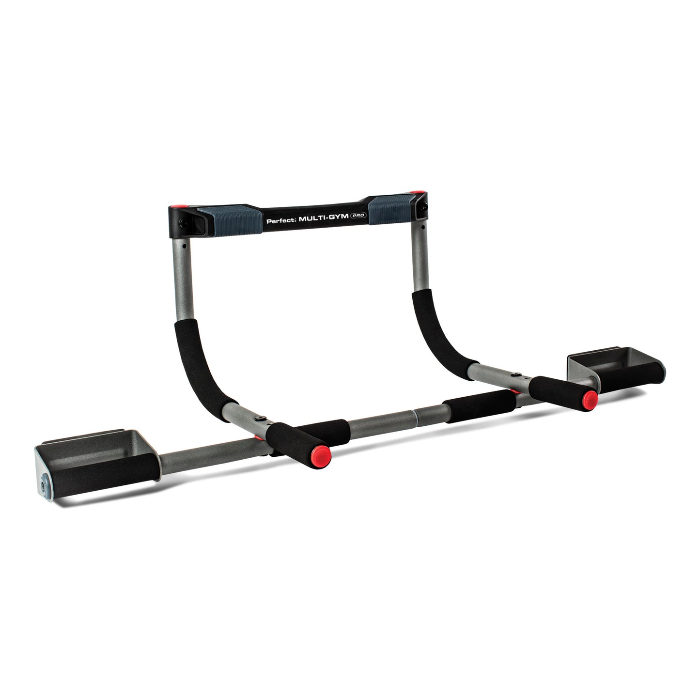A workout push-up bar is in a gym environment ready for exercise.