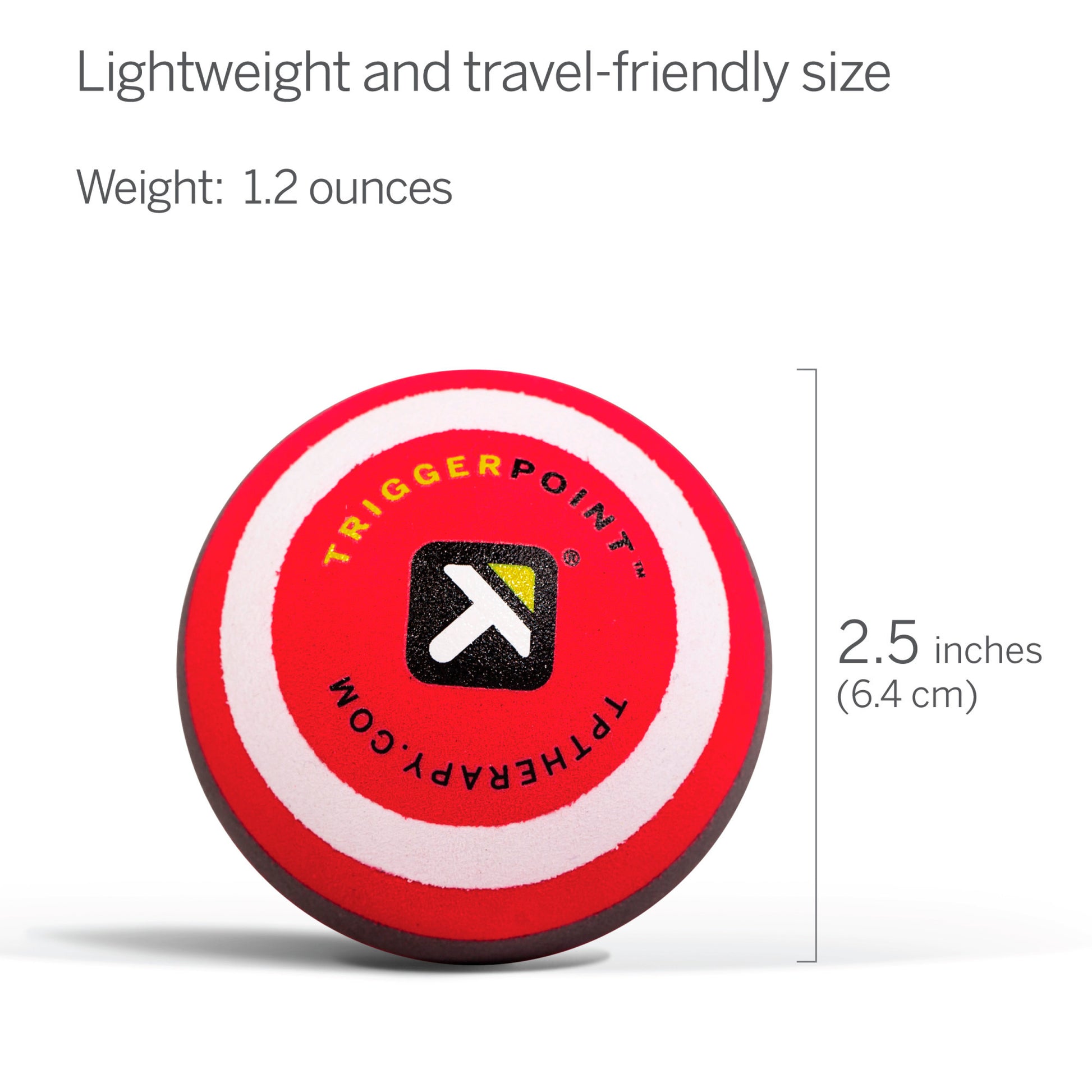 Trigger Point massage ball rolls for muscle relief in a compact container.