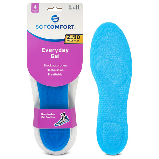 Everyday Gel Insoles 2pk