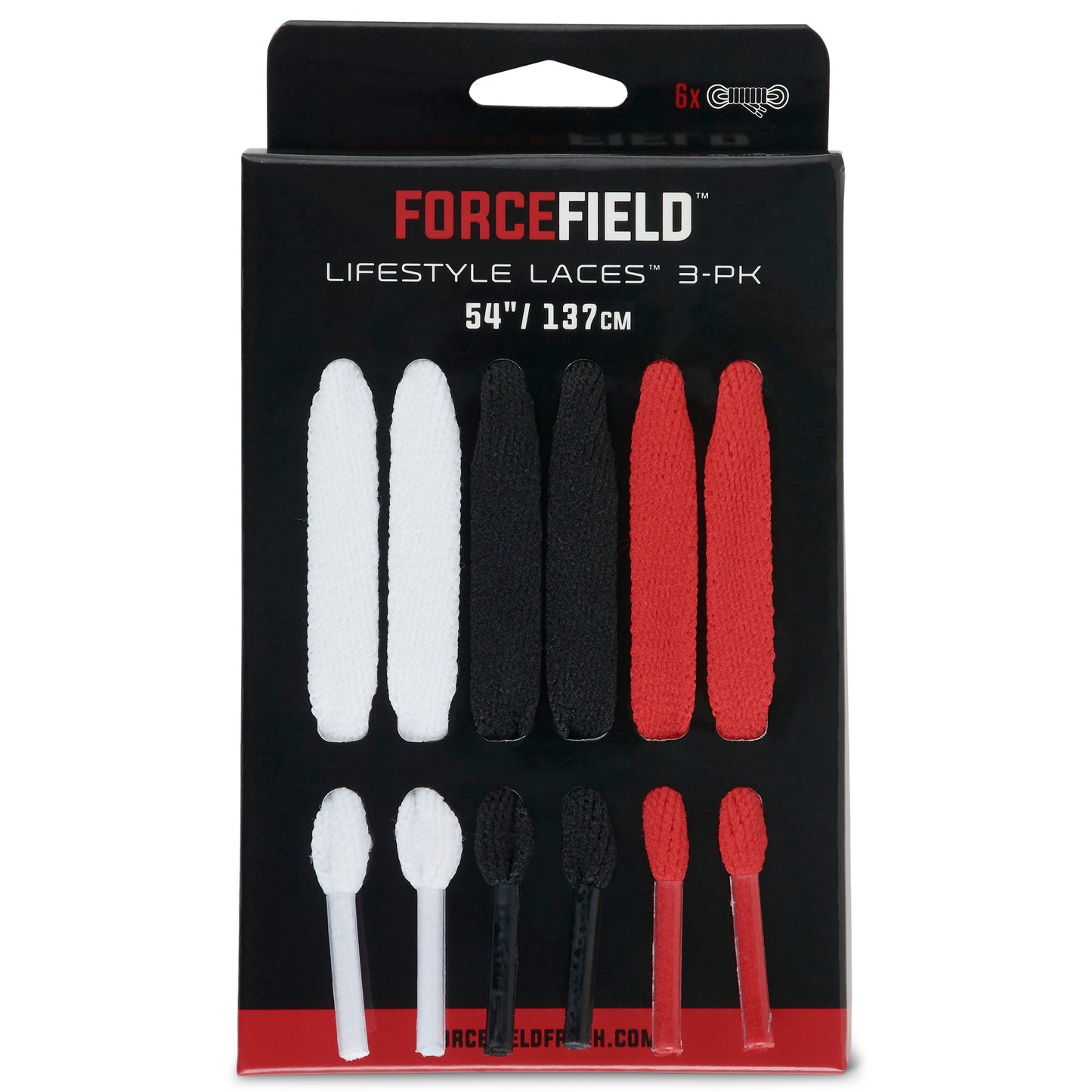 Lifestyle Flat Laces 3 Pack