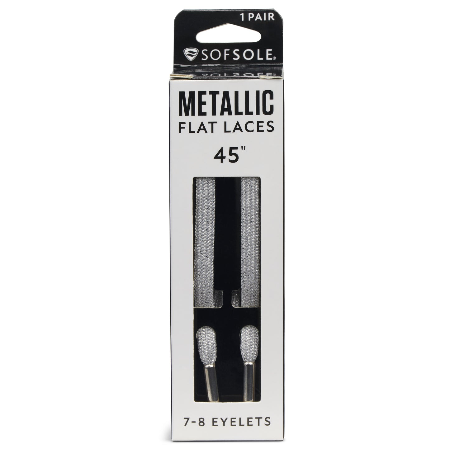 Premium Metallic Flat Laces
