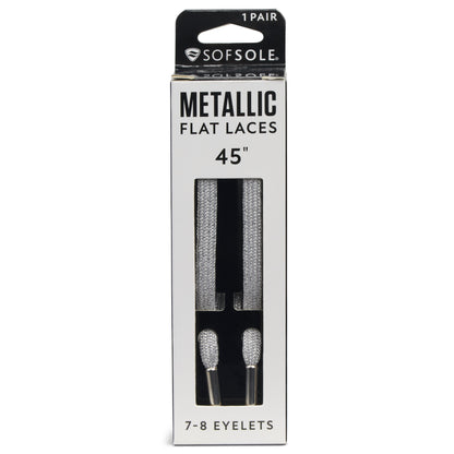 Premium Metallic Flat Laces