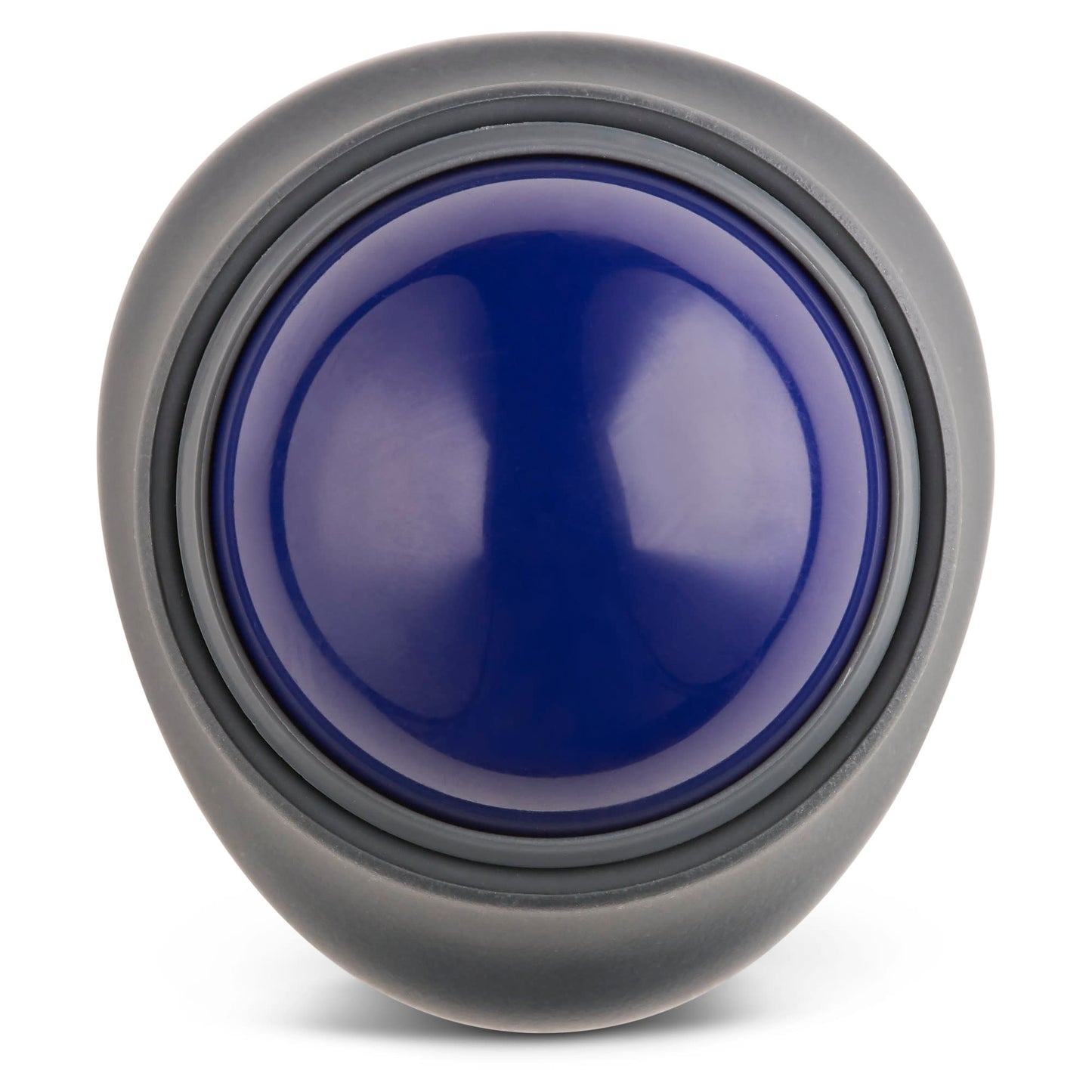 A speaker emits sound in a gray and blue environment.