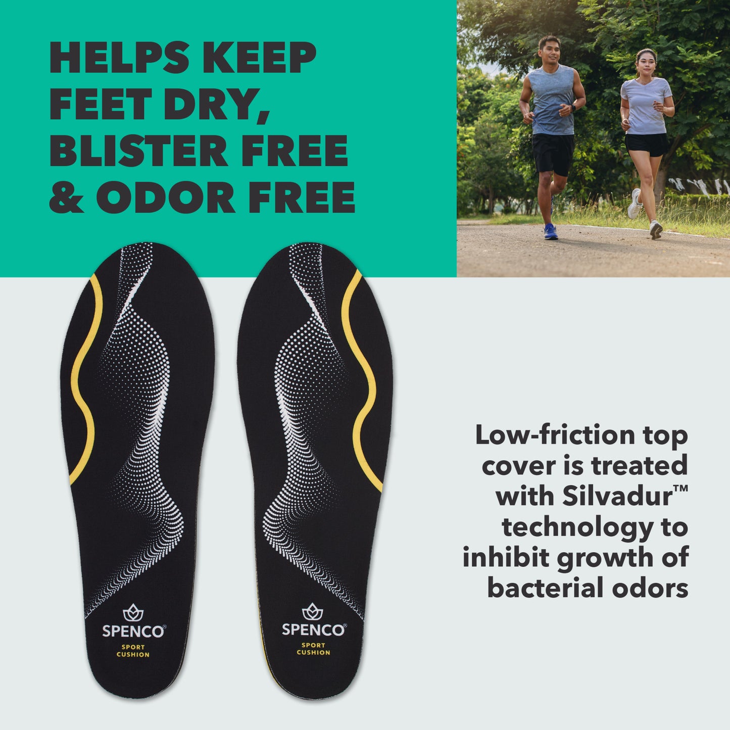 Sport Cushion Insole Trim-to-Fit