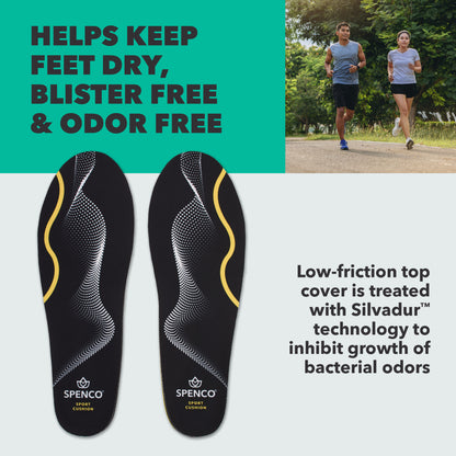 Sport Cushion Insole Trim-to-Fit