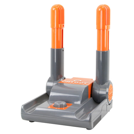 Two orange and gray stretchers elevate above a gray base in a training environment