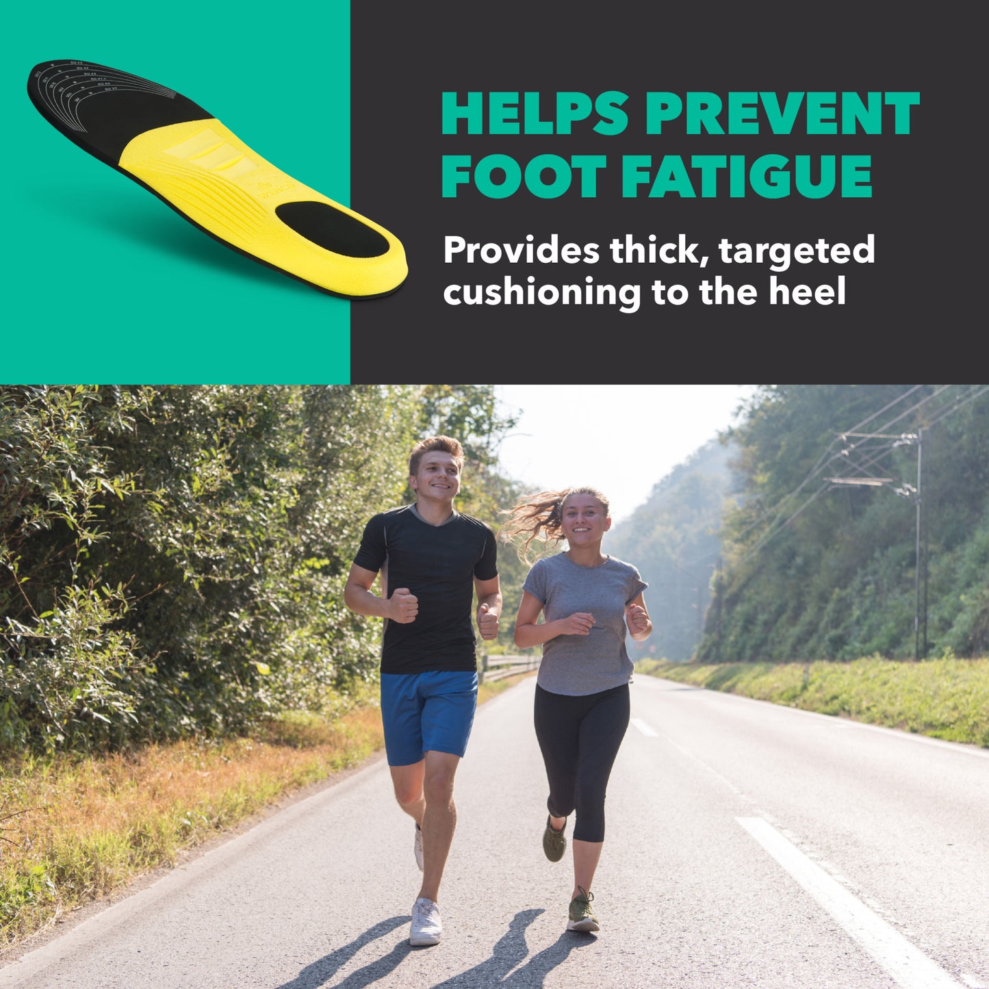 Sport Cushion Insole Trim-to-Fit
