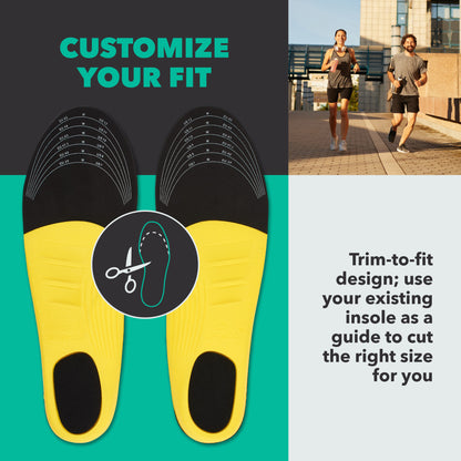 Sport Cushion Insole Trim-to-Fit