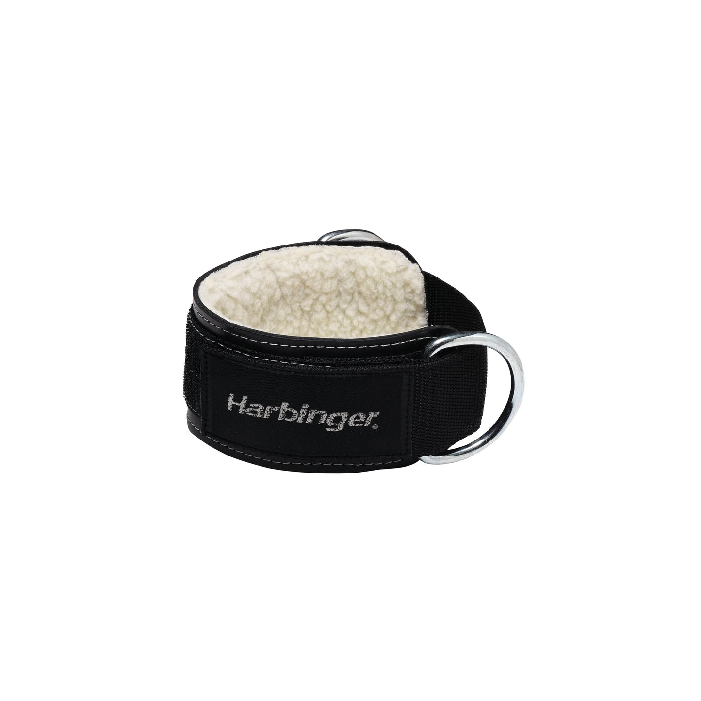 The collar is designed for pets and features a soft fleece lining in a black strap.